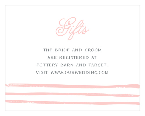 Rustic Doodle Registry Cards