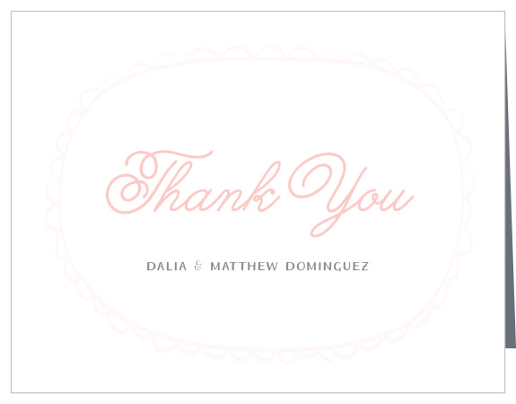 Rustic Doodle Wedding Thank You Cards