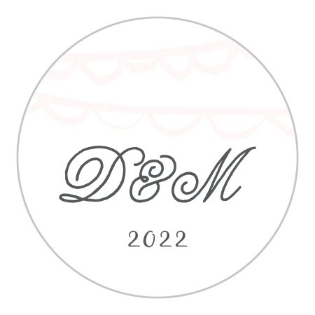 Rustic Doodle Wedding Stickers