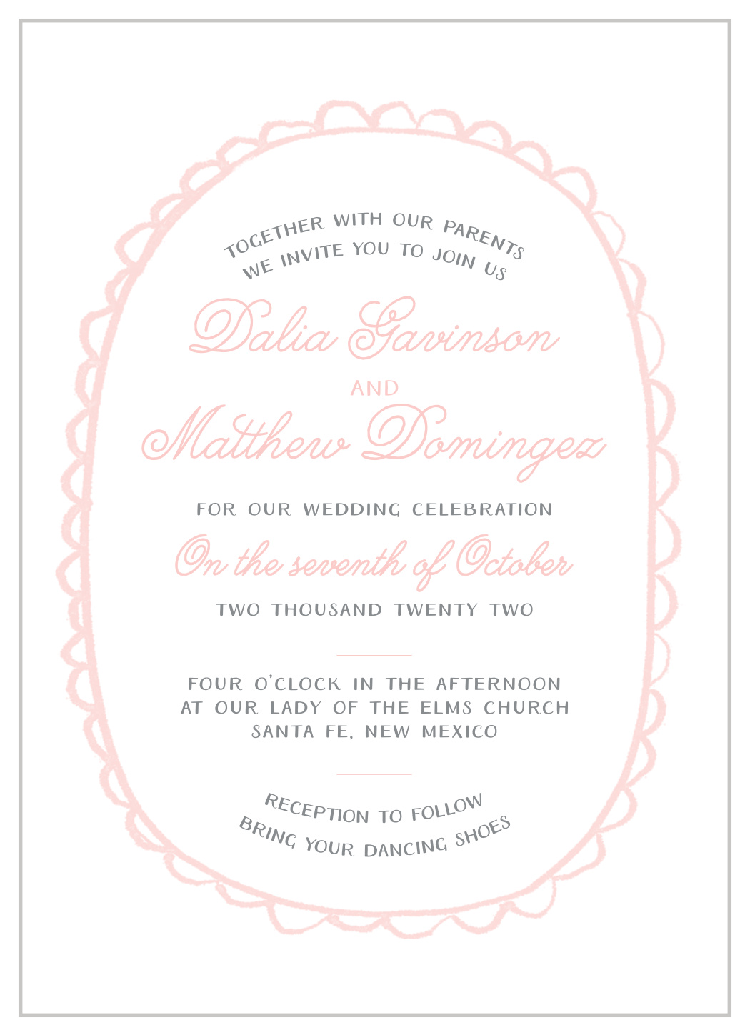 Rustic Doodle Wedding Invitations