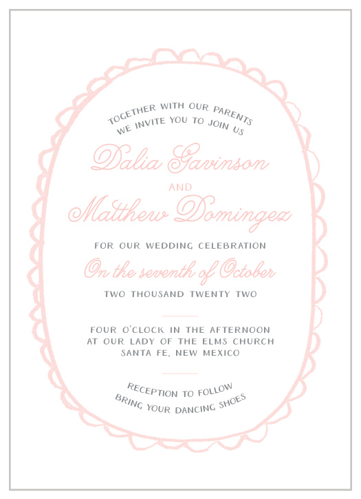 Announce your big day with our Rustic Doodle Wedding Invitations. 