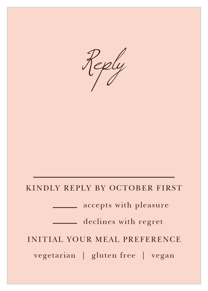 Autumn Aubergine Response Cards