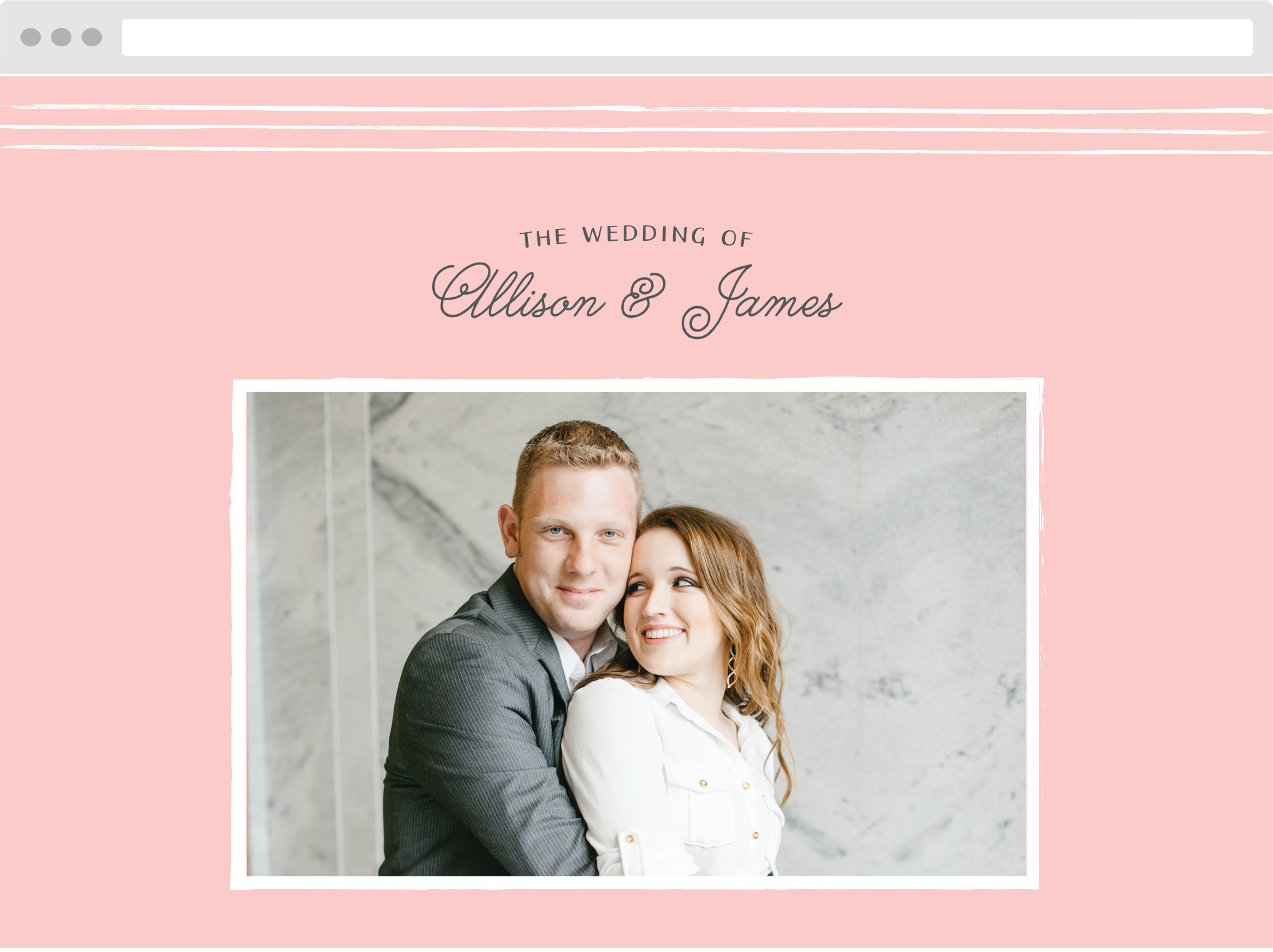 Rustic Doodle Wedding Website