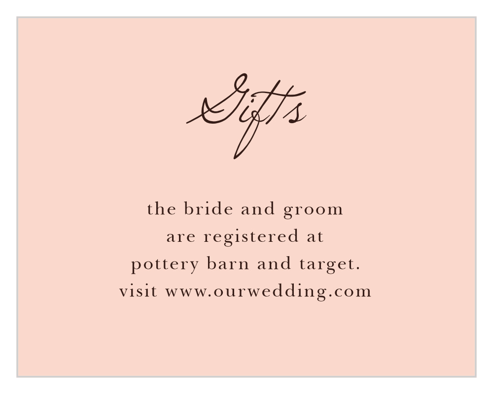 Autumn Aubergine Registry Cards