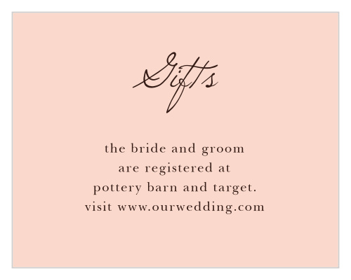 Autumn Aubergine Registry Cards