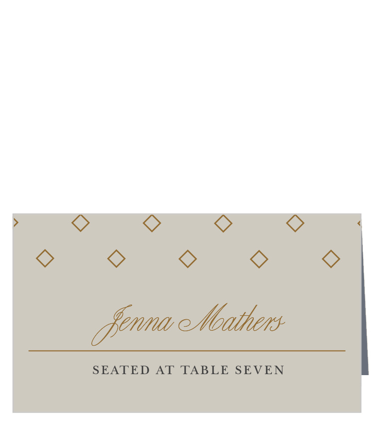 Antique Flowers Place Cards