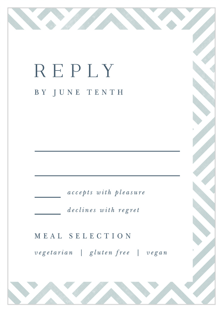 Elegantly Modern Response Cards