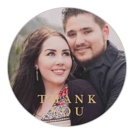Elegant Damask Wedding Stickers
