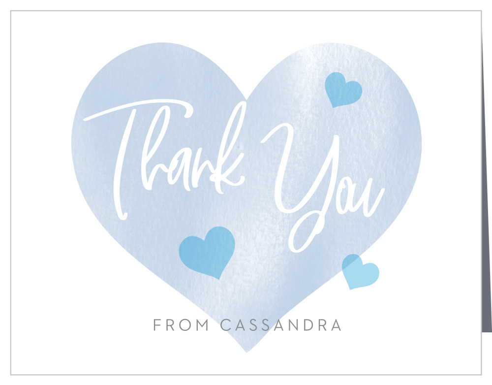 Hearts of Love Baby Shower Thank You Cards