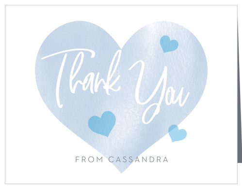 Hearts of Love Baby Shower Thank You Cards
