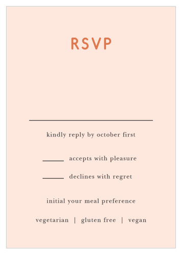 Spring Blush Response Cards