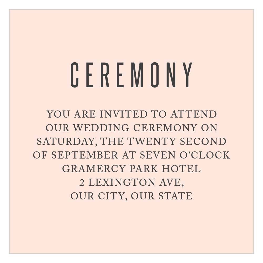 Modern Painting Ceremony Cards