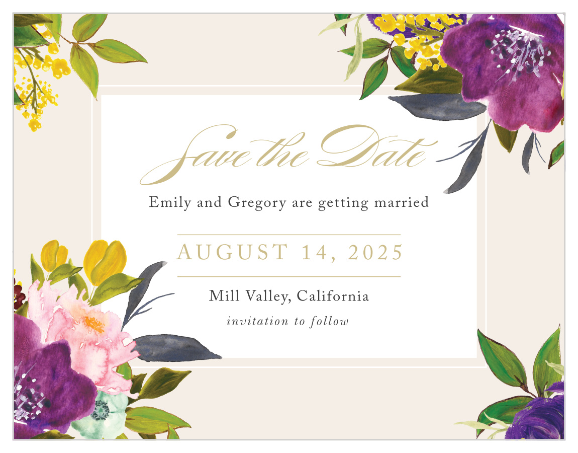 Regal Arrangement Save the Date Magnets
