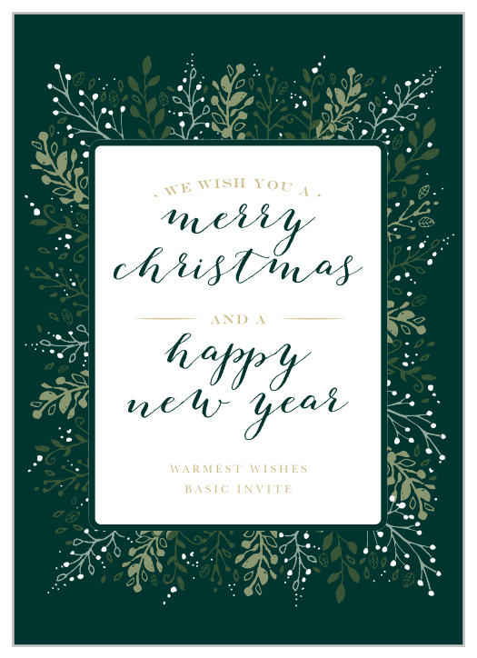Our Hand Drawn Foliage Corporate Christmas Cards have you covered this holiday season. 