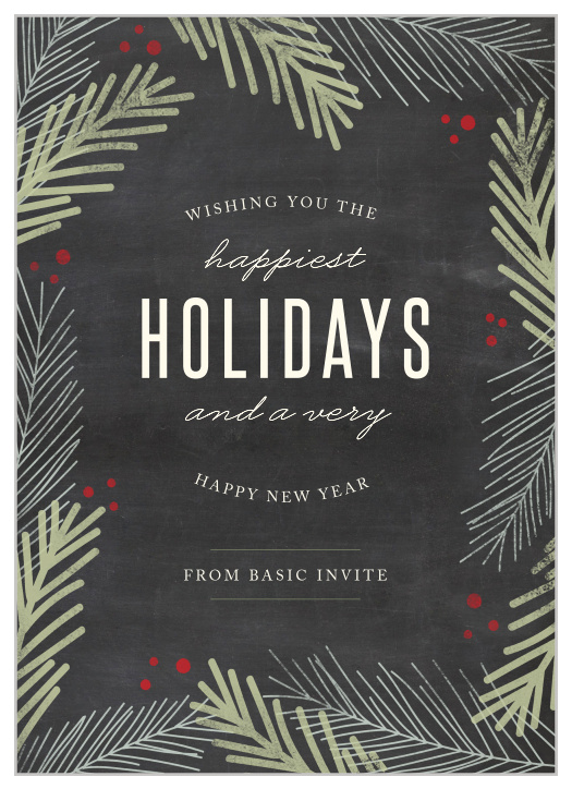 Send our Holiday Vines Corporate Holiday Cards to your employees this special season.