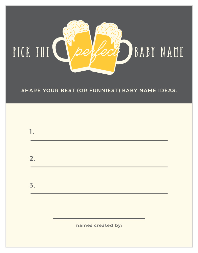 Baby Brewing Baby Name Contest