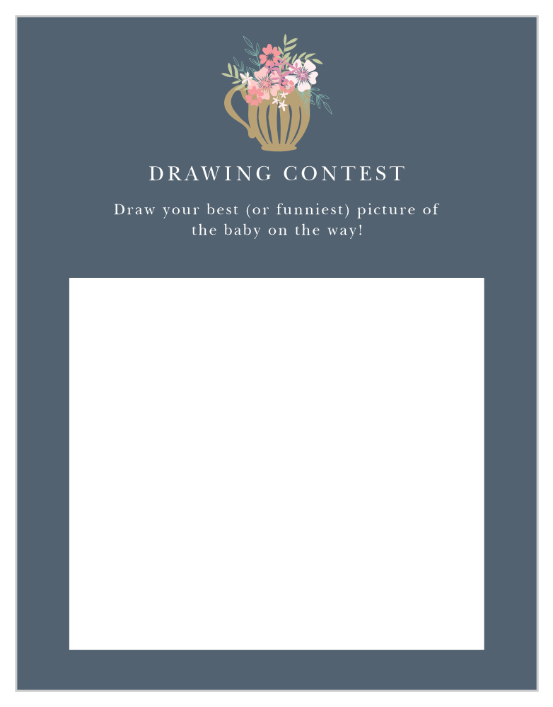 Tasteful Tea Pot Baby Drawing Contest