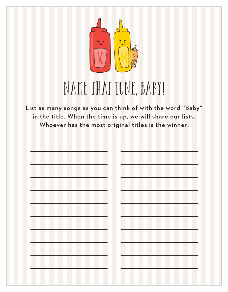 Burgers N Brats Baby Song Contest