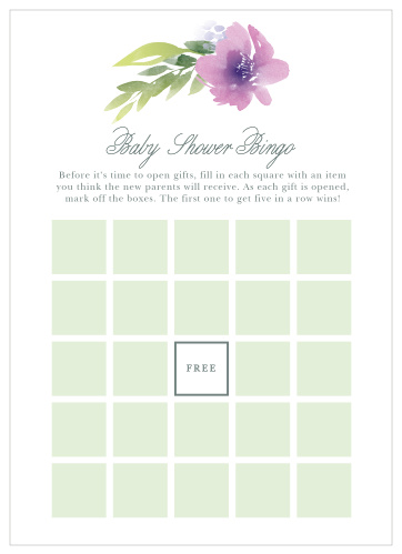 Keep the magic and surprise alive with our Floral Delight Baby Shower Bingo.