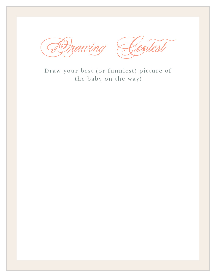 Once Upon A Time Baby Drawing Contest