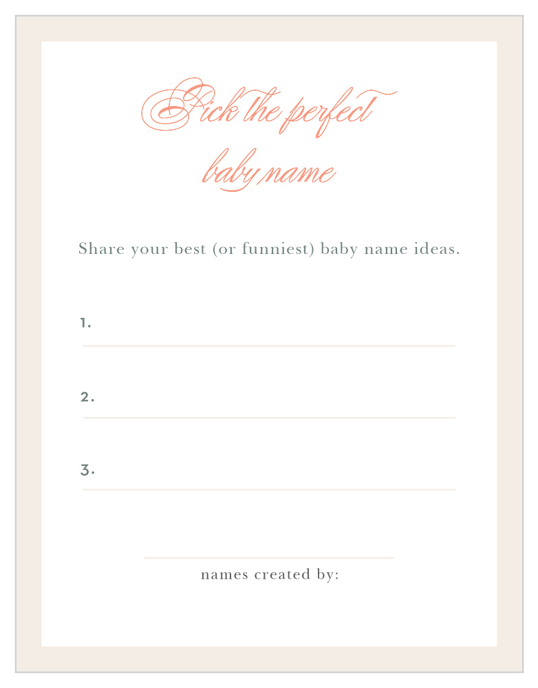 Once Upon A Time Baby Name Contest