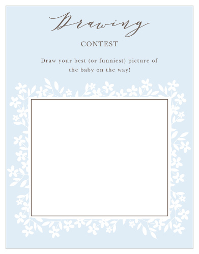 Flower Garden Baby Drawing Contest