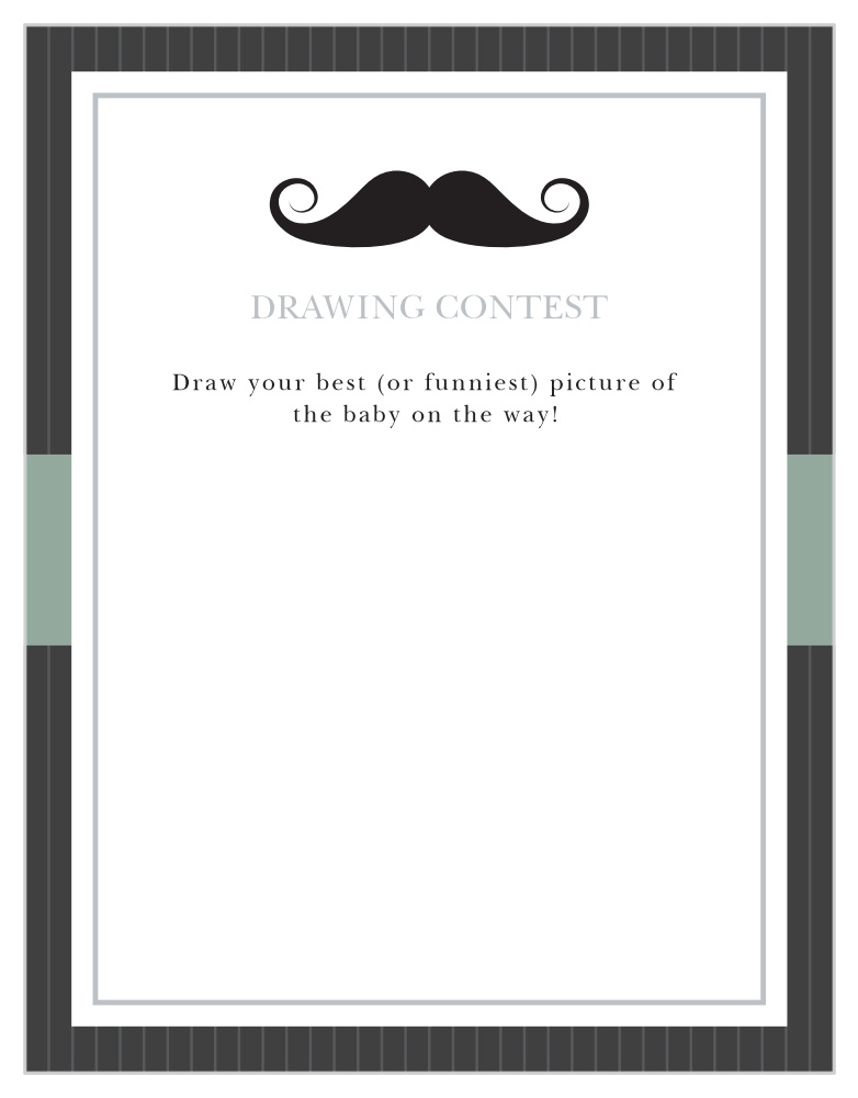 Little Man Baby Drawing Contest