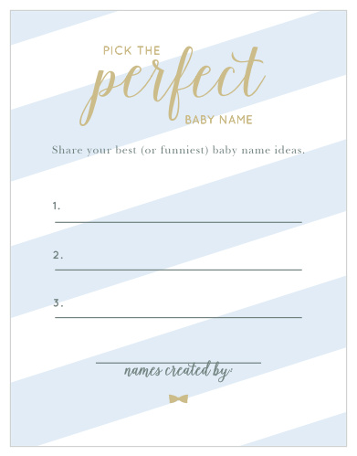 Take notes from the crowd with our gorgeous Stunning Stripes Baby Name Contest, their suggestions becoming your new top ten or going straight into the “never use” pile. 