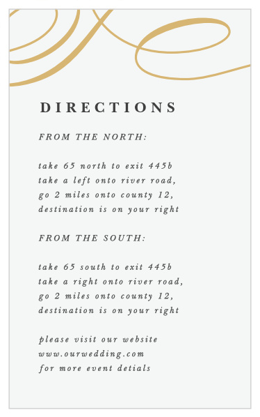 Old World Swirls Direction Cards