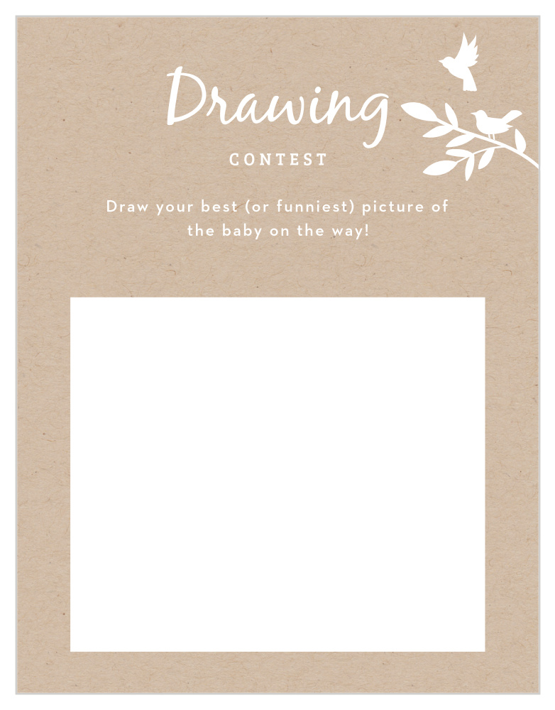 Kraft Woodland Baby Drawing Contest