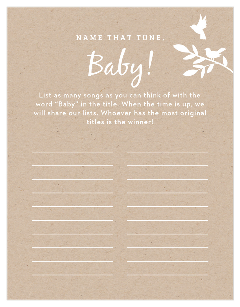 Kraft Woodland Baby Song Contest