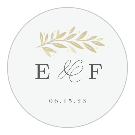 Modern Half Circle Sticker