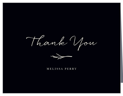 Elegant Twig Bridal Shower Thank You Cards