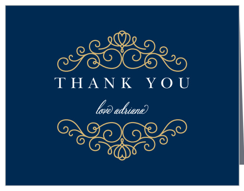 Royal Frame Bridal Shower Thank You Cards