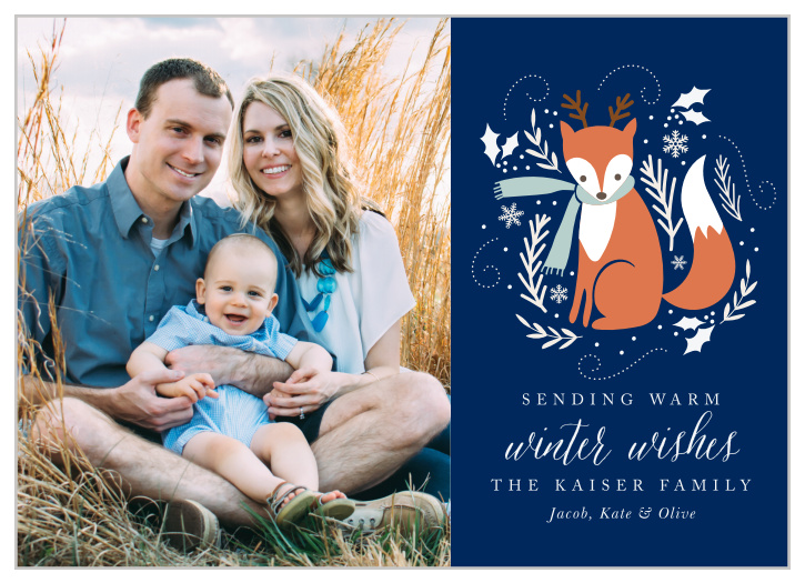 For the foxiest look around, send our Winter Fox Holiday Cards to every single friend and family member you can find.