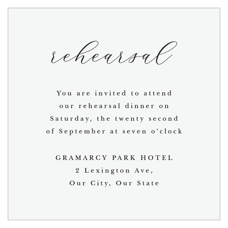 Stacked Photo Rehearsal Cards