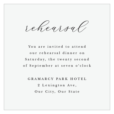 Stacked Photo Rehearsal Cards