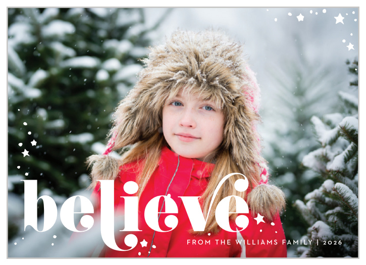 Our Believe In Magic Holiday Cards will fill your friends and loved ones with the holiday spirit.