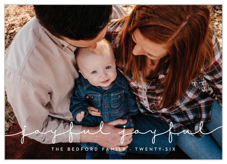 Our Handwritten Overlay Holiday Cards are the perfect minimal card for this holiday season. 