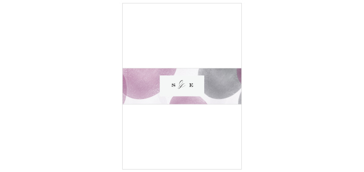 Modern Photo Collage Wedding Belly Bands