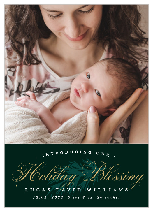 Our Winter Blessing Holiday Cards have a classic winter look your family and friends will love. 