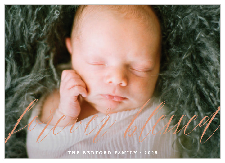 Fill your loved ones with love this holiday season with our Forever Blessed Christmas Cards. 