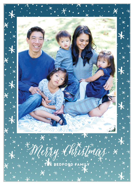 Our Moonlit Night Christmas Cards are a snow-filled delight. 