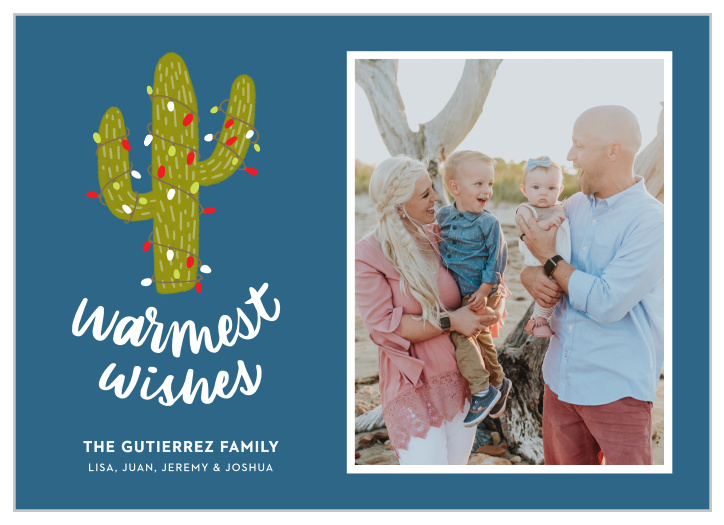 Spread the spirit of Christmas with a desert twist with our Desert Cactus Christmas Cards. 