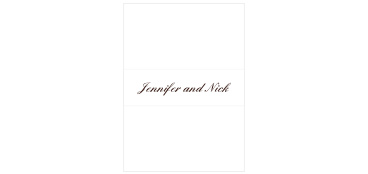 Simple Luxury Wedding Belly Bands