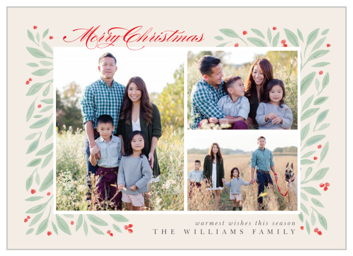 Our Antique Watercolor Christmas Cards are charming and full of character. 