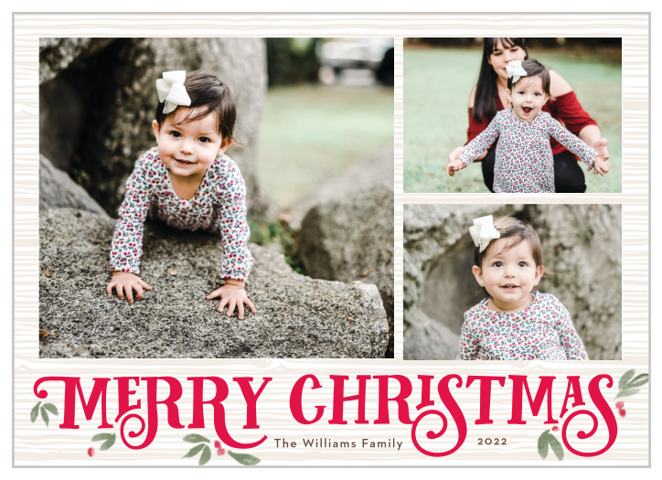 Our Country Farmhouse Christmas Cards have the rustic look you've been searching for.