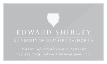  Make an impression as a serious student and future professional with our distinguished Student Print Clear Business Cards.