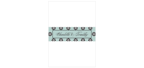 Vintage Elegance Wedding Belly Bands