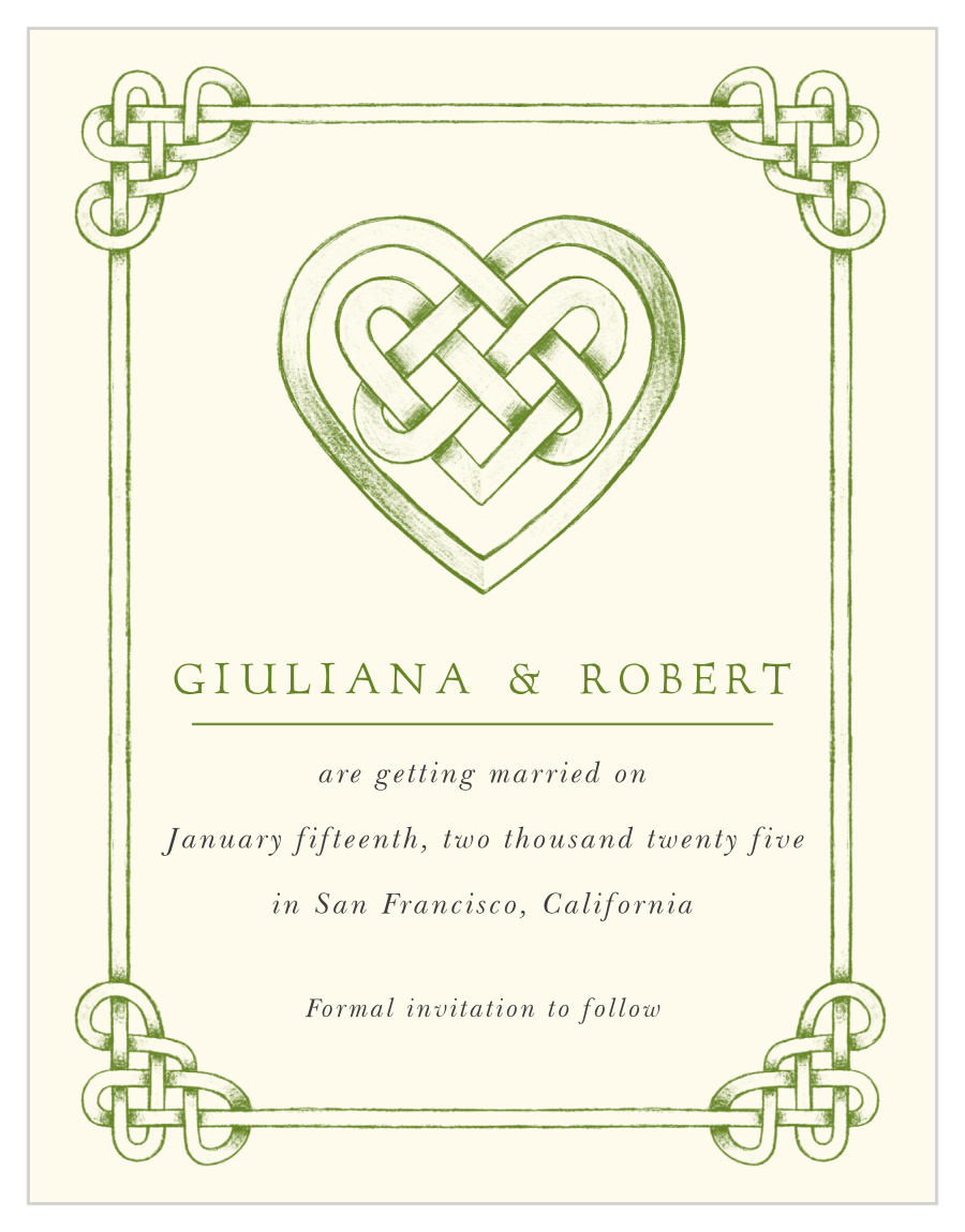 Celtic Knot Save the Date Magnets